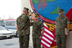 GySGT returning Salute