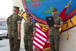 GySGT being read Promotion Order